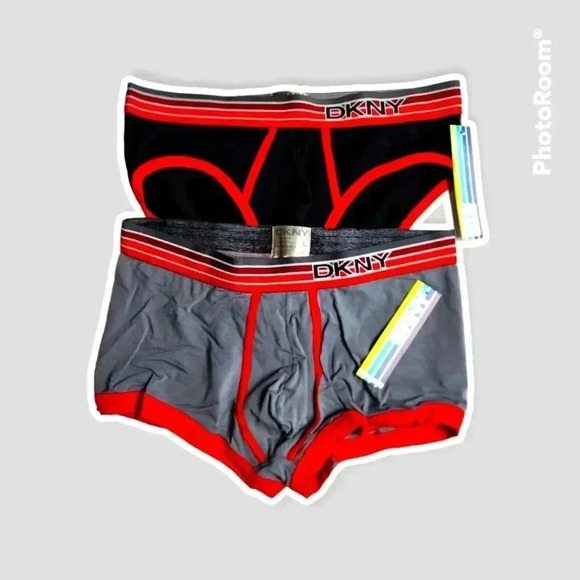 DKNY Beach Stripe 2 pair. Size Large NWT - Picture 1 of 6